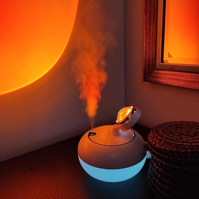 Aromatherapy 360° Rotatable Sunset Projector Lamp Humidifier — product image 6