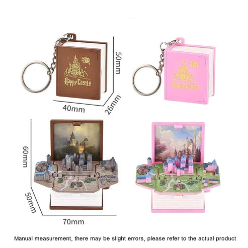 3D Hogwarts Castle Popup Keychain — product image 7