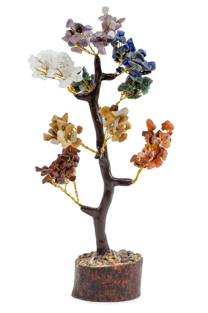 7 Chakra Natural Gemstone Crystal Tree — product image 3