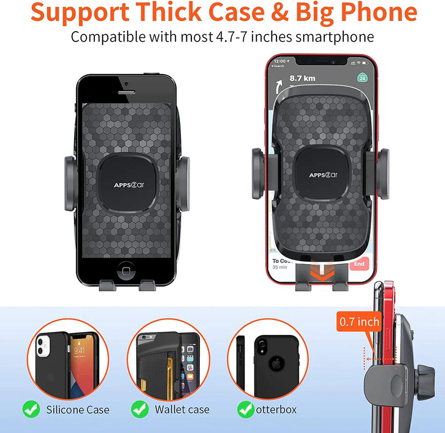 Car Cradle Mobile Phone Holder Mount Stand 360 Rotation — product image 6