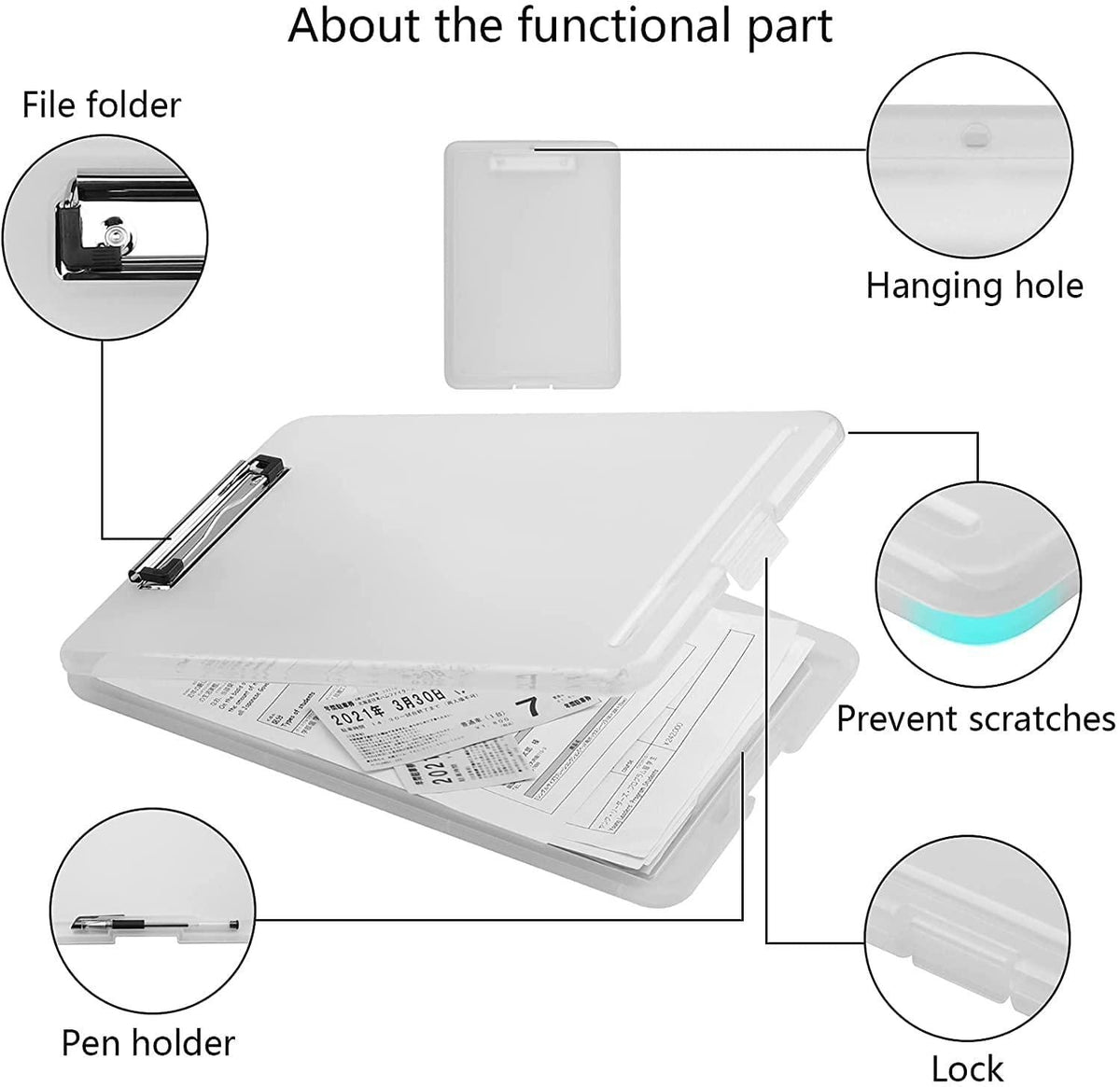 A4 Clipboard Box File — product image 2