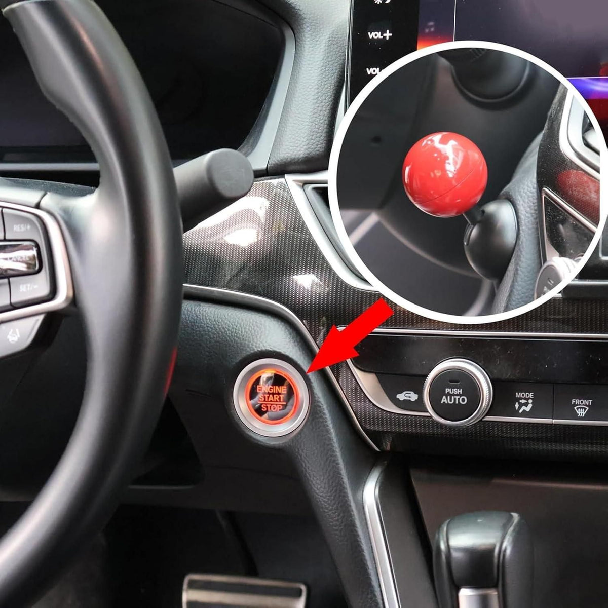 Car Push Start Button Rocker — product image 1