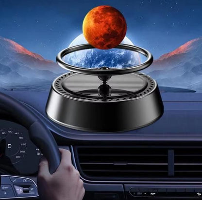 Solar Powered Rotating Levitating Planet Car Air Freshener — product image