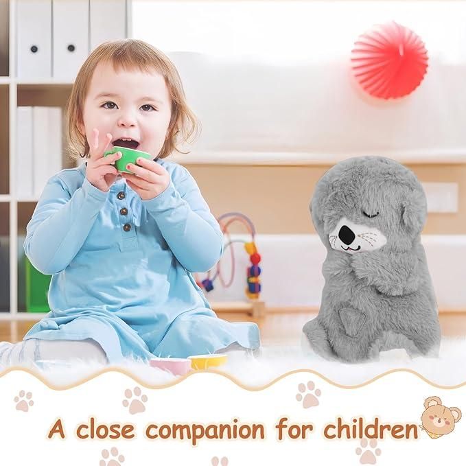 Breathing Otter Plush Baby Toy — product image 3