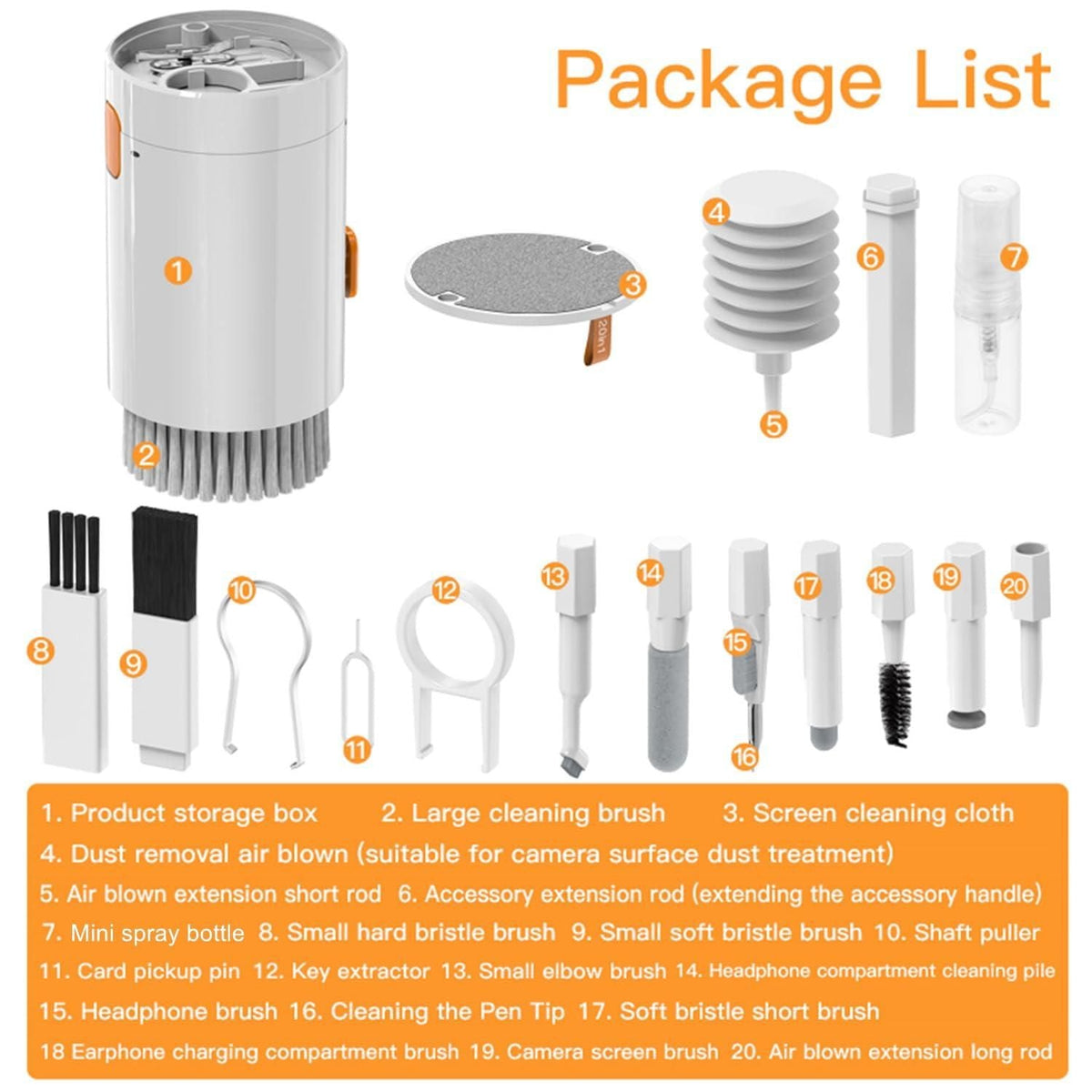 20 in 1 QuirkMart Precision Electronics Care Kit — product image 5
