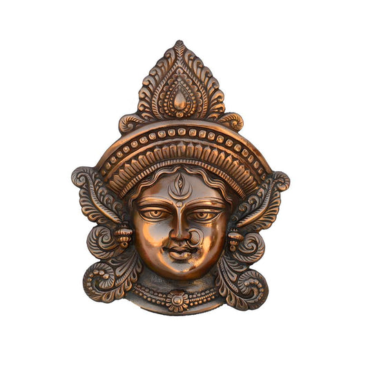 eCraftIndia Metal Goddess Durga Wall Hanging — product image