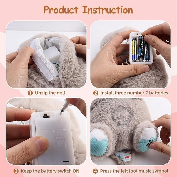 Breathing Otter Plush Baby Toy — product image 6