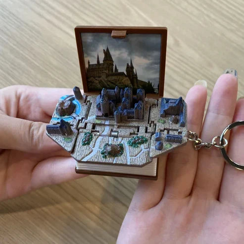 3D Hogwarts Castle Popup Keychain — product image 1