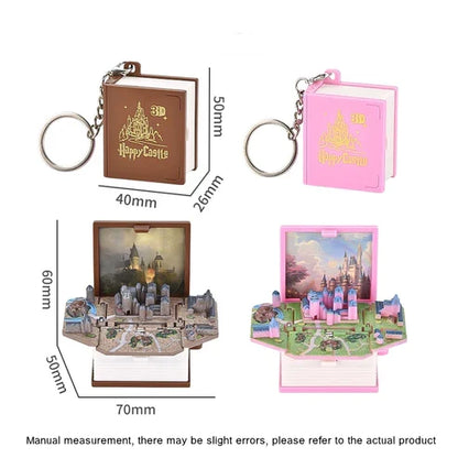 3D Hogwarts Castle Popup Keychain — product image 7