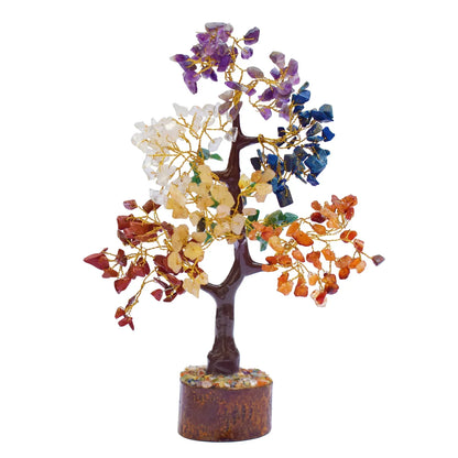 7 Chakra Natural Gemstone Crystal Tree — product image 6