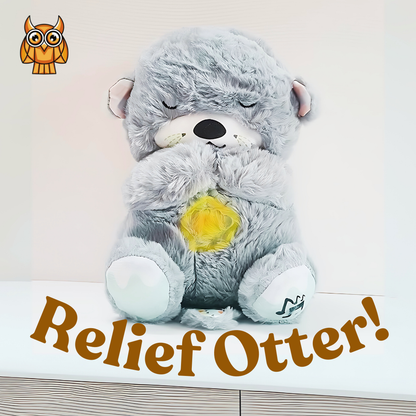 Breathing Otter Plush Baby Toy — product image 1