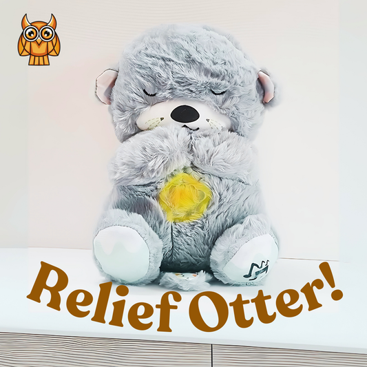 Breathing Otter Plush Baby Toy — product image 1