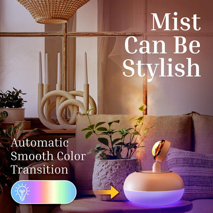 Aromatherapy 360° Rotatable Sunset Projector Lamp Humidifier — product image 4