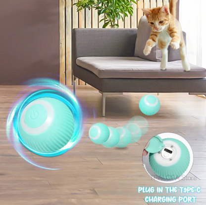 Automatic Smart Teasing Pet Ball, Smart Self Teasing Rolling Pet Ball — product image 3