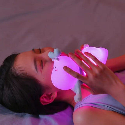 Cute Kawaii Portable Christmas Reindeer LED Night Lamp — product image 2