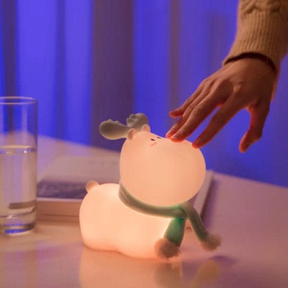 Cute Kawaii Portable Christmas Reindeer LED Night Lamp — product image 3
